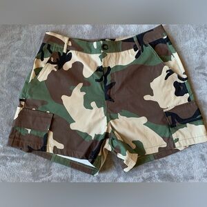 Camouflage Cargo Women’s Shorts